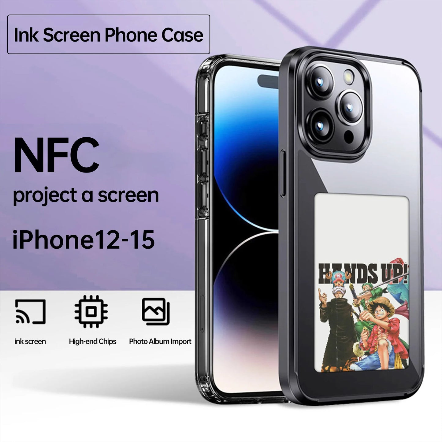 EchoSkin E-Ink NFC Display Screen iPhone Case